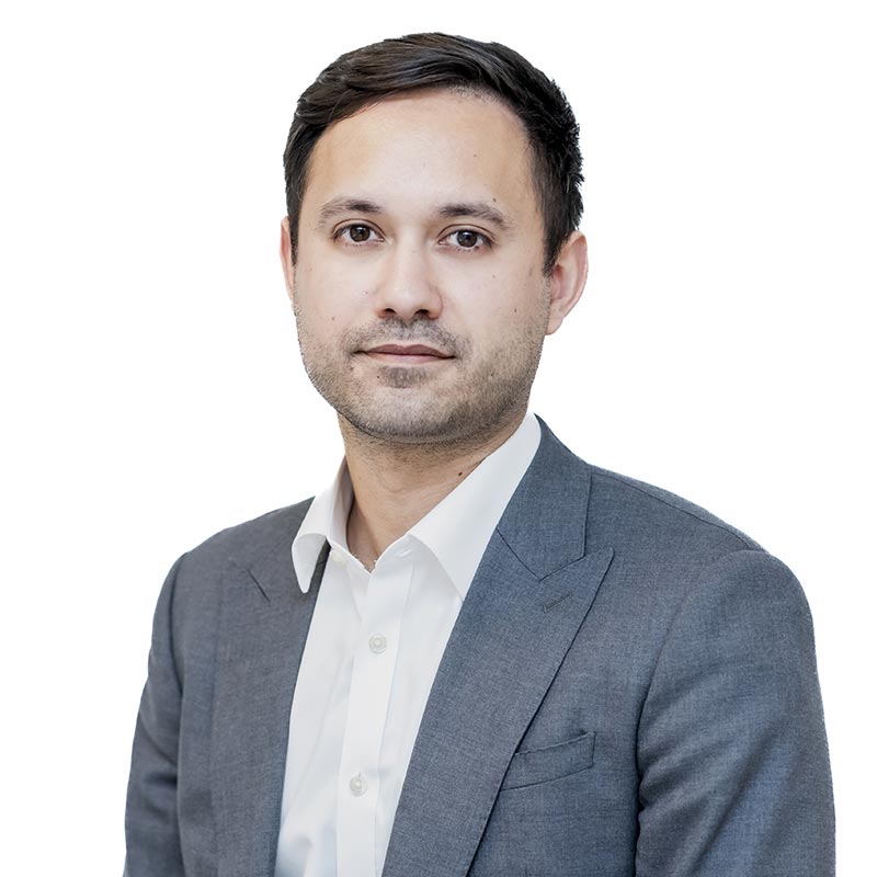 Professional headshot of Luke Stratford Higton, Chief Actuarial Officer