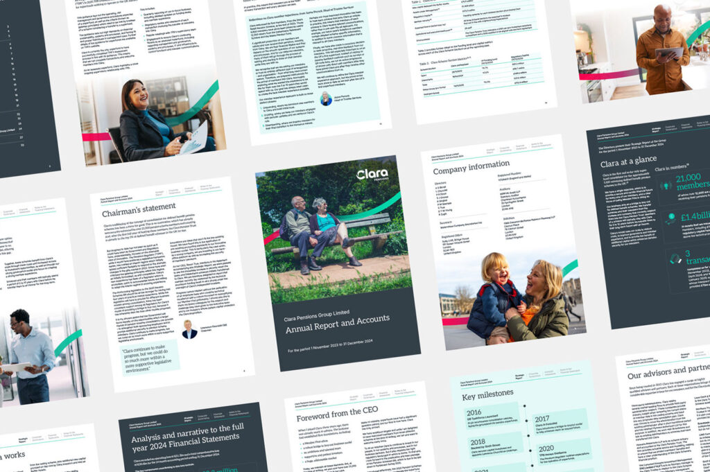 Clara report and accounts visual